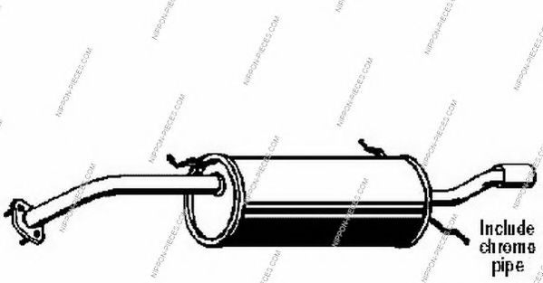 Система выпуска ОГ NPS M430A63