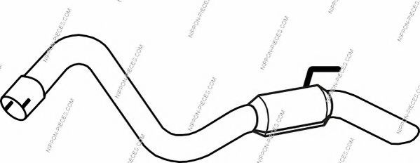 Система выпуска ОГ NPS N430N283