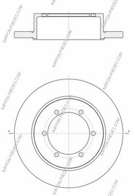Тормозной диск NPS DP109