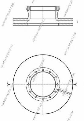 Тормозной диск NPS DI171