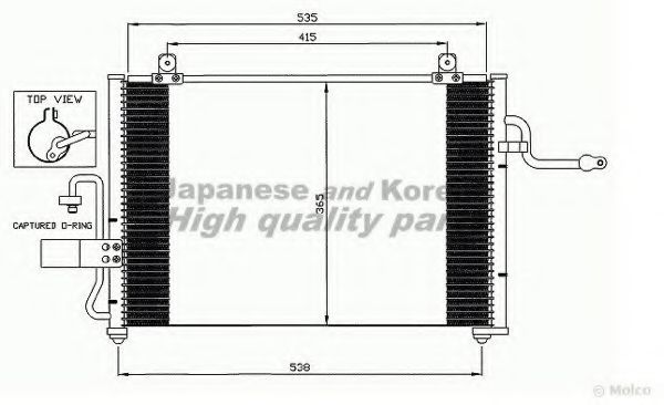Конденсатор, кондиционер ASHUKI J033-15
