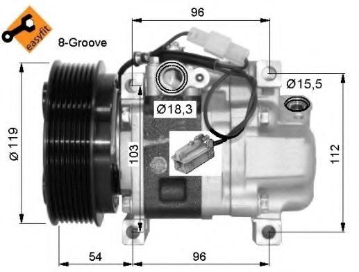 Компрессор, кондиционер ASHUKI M550-86