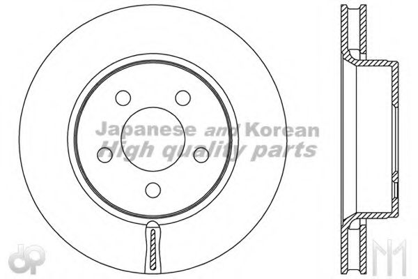 Тормозной диск ASHUKI US104355