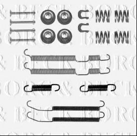 Комплектующие, колодки дискового тормоза BORG & BECK BBK6251