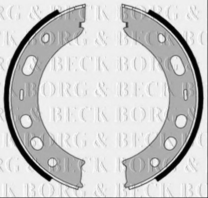 Комплект тормозных колодок BORG & BECK BBS6477