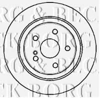 Тормозной диск BORG & BECK BBD4290