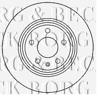 Тормозной диск BORG & BECK BBD4635