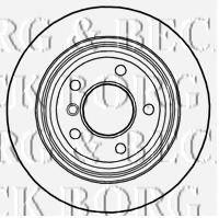 Тормозной диск BORG & BECK BBD4811