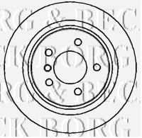 Тормозной диск BORG & BECK BBD5716S
