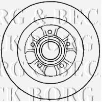 Тормозной диск BORG & BECK BBD5785S