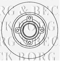 Тормозной диск BORG & BECK BBD5808S