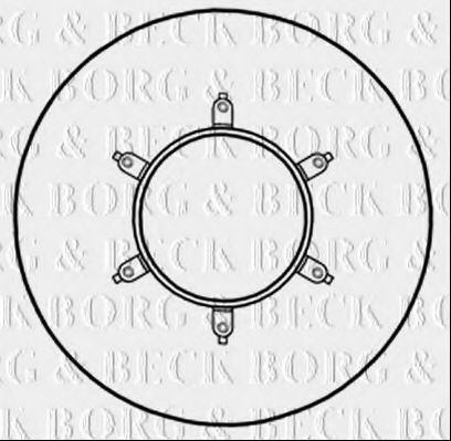 Тормозной диск BORG & BECK BBD6014S