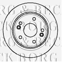 Тормозной диск BORG & BECK BBD4271