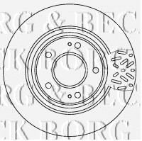 Тормозной диск BORG & BECK BBD4521