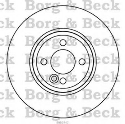 Тормозной диск BORG & BECK BBD5247