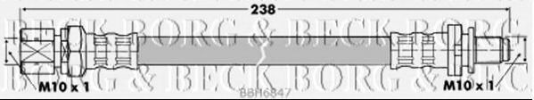 Тормозной шланг BORG & BECK BBH6847