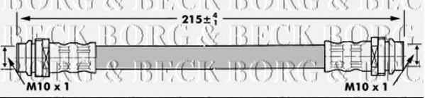 Тормозной шланг BORG & BECK BBH6901