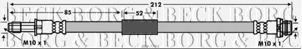 Тормозной шланг BORG & BECK BBH7784