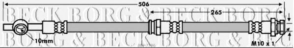 Тормозной шланг BORG & BECK BBH7796