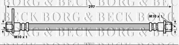 Тормозной шланг BORG & BECK BBH7829