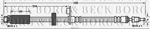 Тормозной шланг BORG & BECK BBH7836