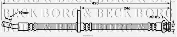Тормозной шланг BORG & BECK BBH7869