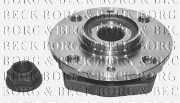 Комплект подшипника ступицы колеса BORG & BECK BWK374
