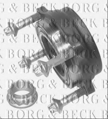 Комплект подшипника ступицы колеса BORG & BECK BWK1061