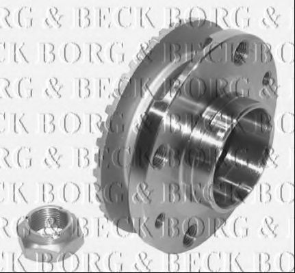Комплект подшипника ступицы колеса BORG & BECK BWK392