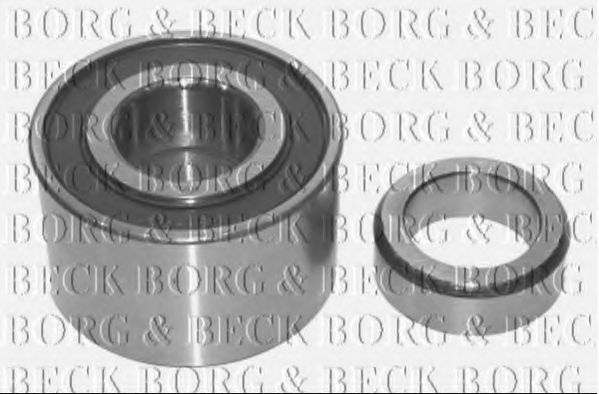 Комплект подшипника ступицы колеса BORG & BECK BWK875