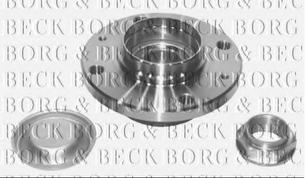 Комплект подшипника ступицы колеса BORG & BECK BWK953