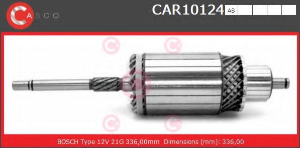 Якорь, стартер CASCO CAR10124AS