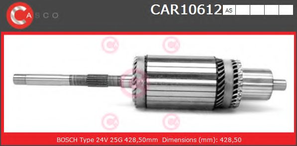 Якорь, стартер CASCO CAR10612AS