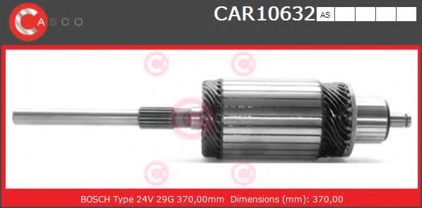 Якорь, стартер CASCO CAR10632AS
