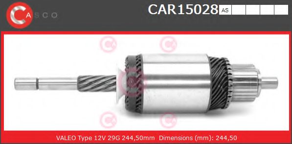 Якорь, стартер CASCO CAR15028AS