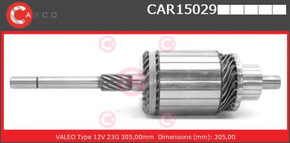 Якорь, стартер CASCO CAR15029PS