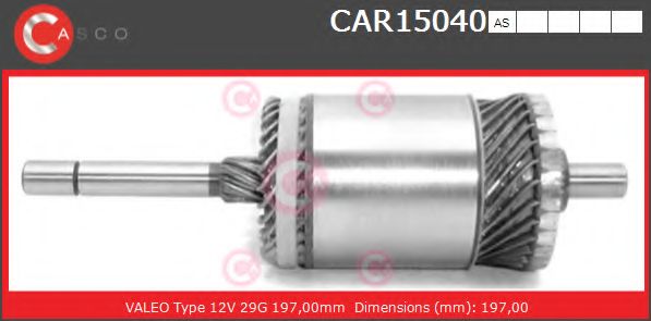 Якорь, стартер CASCO CAR15040AS
