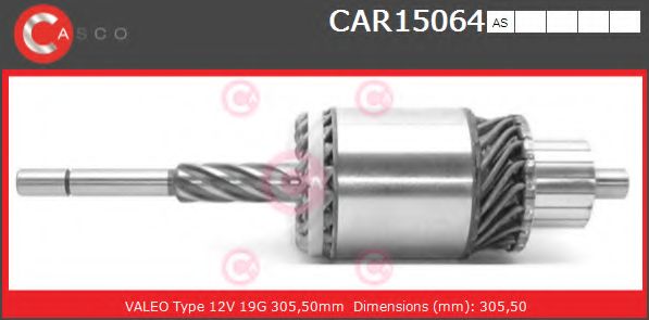 Якорь, стартер CASCO CAR15064AS