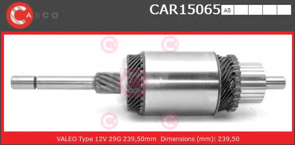 Якорь, стартер CASCO CAR15065AS