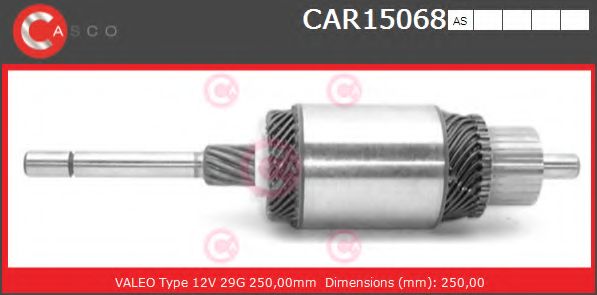 Якорь, стартер CASCO CAR15068AS