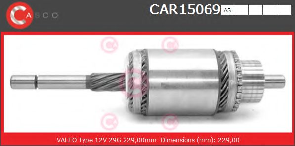 Якорь, стартер CASCO CAR15069AS