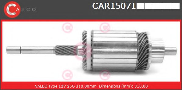 Якорь, стартер CASCO CAR15071PS