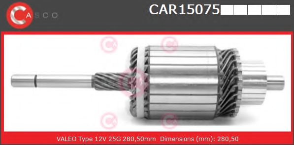 Якорь, стартер CASCO CAR15075PS