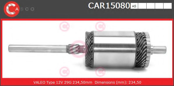 Якорь, стартер CASCO CAR15080AS