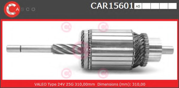 Якорь, стартер CASCO CAR15601AS