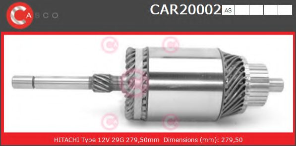 Якорь, стартер CASCO CAR20002AS