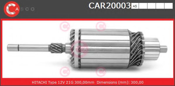 Якорь, стартер CASCO CAR20003AS