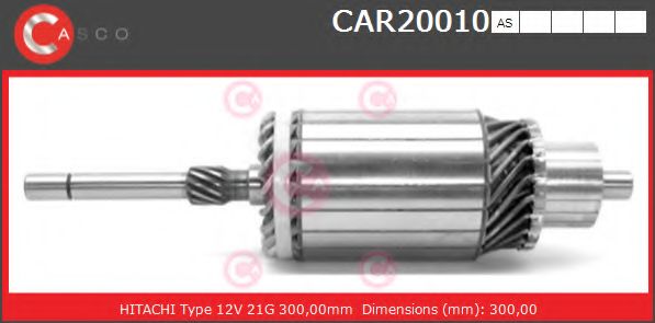 Якорь, стартер CASCO CAR20010AS