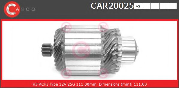 Якорь, стартер CASCO CAR20025AS