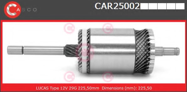 Якорь, стартер CASCO CAR25002PS
